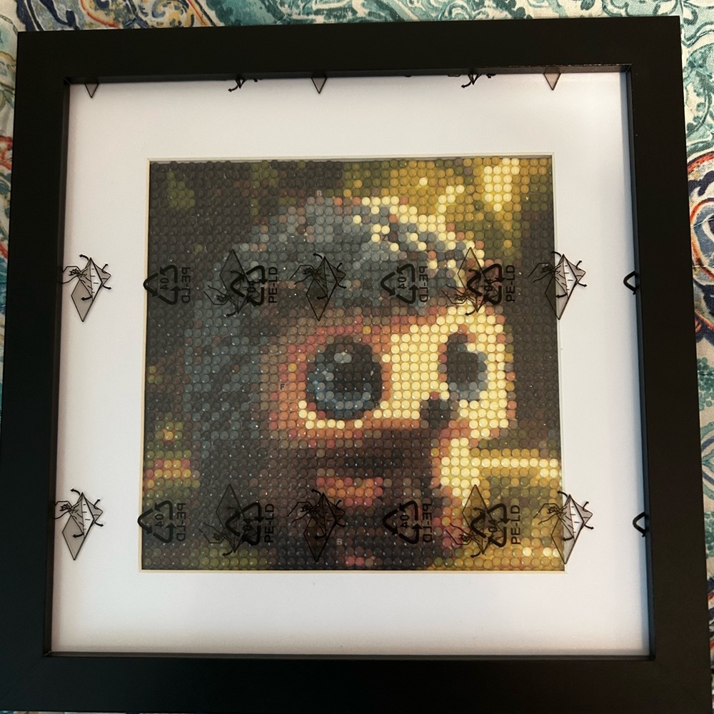 Framed Hedgehog Diamond Art